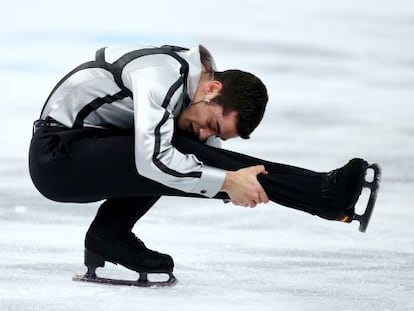 Javier Fern&aacute;ndez, durante la final