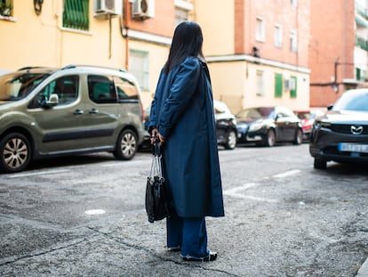 Mamen, de 39 años y madre de cinco hijos, el día 13 en Madrid.