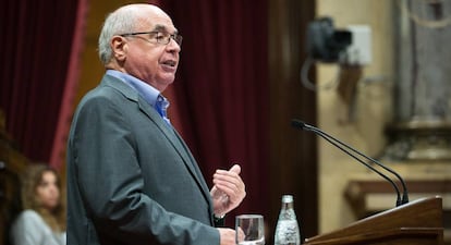 Lluís Rabell, en un moment del debat.