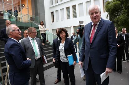 El ministro del Interior alemán, Horst Seehofer, este jueves en Berlín.