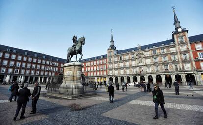 Imagen de la Plaza Mayor de Madrid.