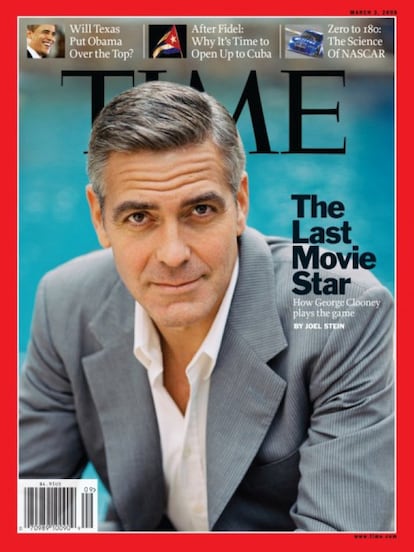 Además de su talento profesional, Clooney ha sido muy admirado por su atractivo físico. Ha aparecido en la portada de multitud de revistas, como en 'TIME', en 2006, junto al titular "La última estrella del cine". El magazine 'People' lo ha nombrado el hombre más sexy del mundo en dos ocasiones: en 1997 y 2006. Es uno de los pocos que han renovado este título con casi 10 años de diferencia.