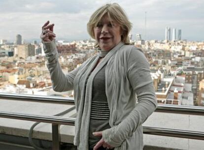 Marianne Faithfull, fotografiada en Madrid en febrero de este año.