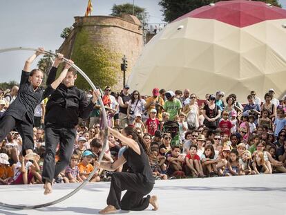 Actuacions al Castell de Montjuïc el 2014.
