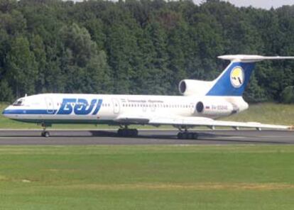 Un Túpolev 154, el modelo del segundo avión desaparecido.