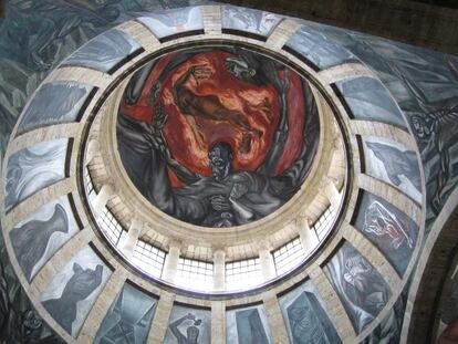 &#039;Hombre en llamas&#039;, de Jos&eacute; Clemente Orozco. 