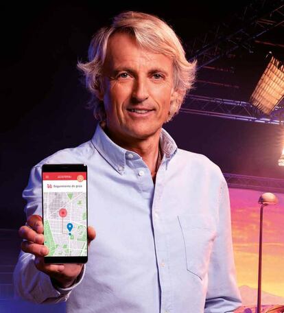 El presentador Jesús Calleja, imagen de la ‘app’ Mi Generali.