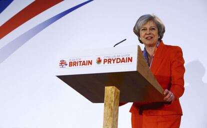 La primera ministra brit&aacute;nica, Theresa May.