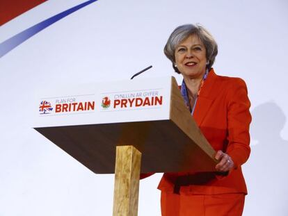 La primera ministra brit&aacute;nica, Theresa May.