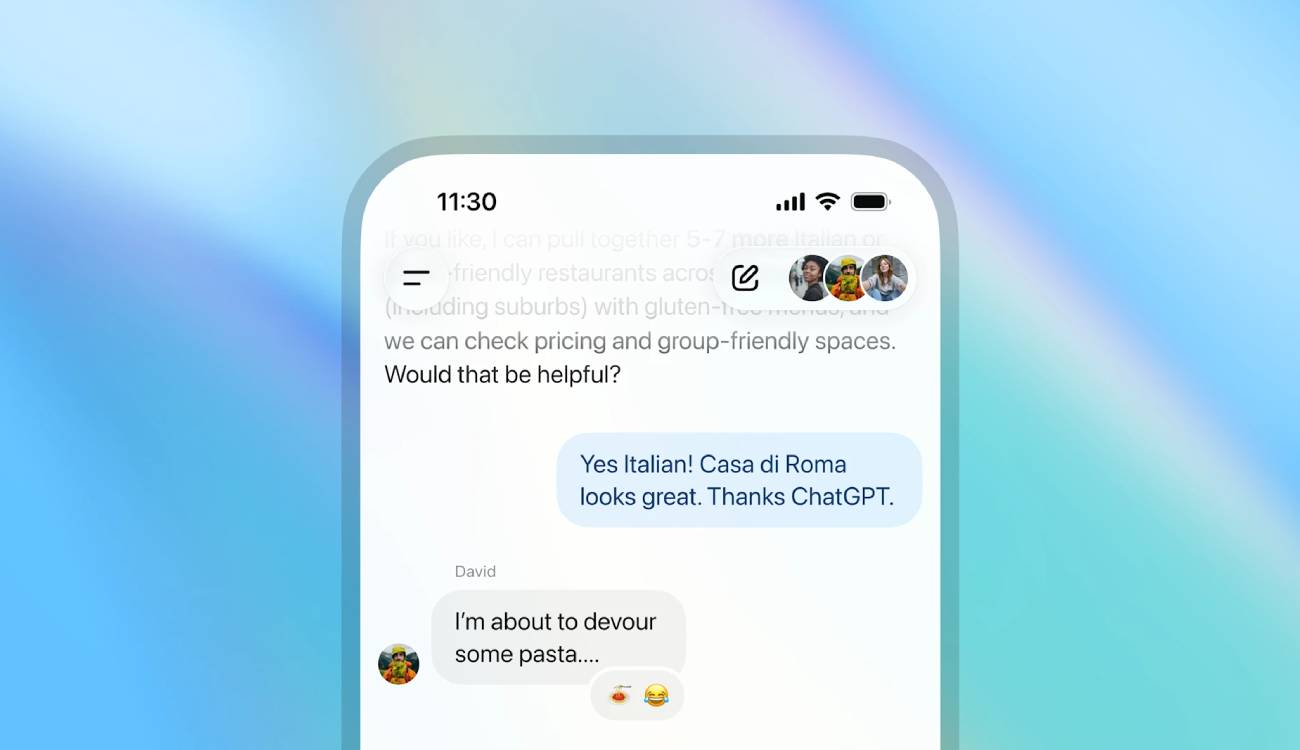 Chats de grupo en ChatGPT