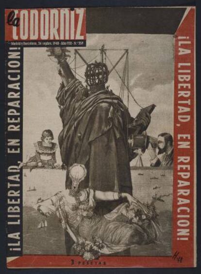 Portada de La Codorniz, de septiembre de 1948.