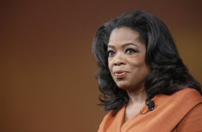 La presentadora estadounidense Oprah Winfrey, durante un acto en Nueva York la pasada semana.