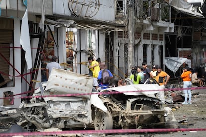 Explosiones de dos carros bomba en las primeras horas del 10 de junio de 2025 en Corinto, Cauca, Colombia.