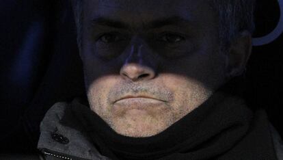 José Mourinho, antes del partido.