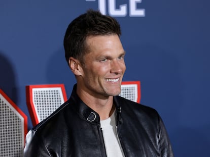 Tom Brady attends the Los Angeles Premiere Screening of Paramount Pictures' "80 For Brady" at Regency Village Theatre on January 31, 2023 in Los Angeles, California.
