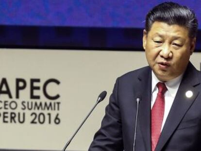 El presidente chino afirma que su nación va a abrirse más como respuesta al proteccionismo de EE UU