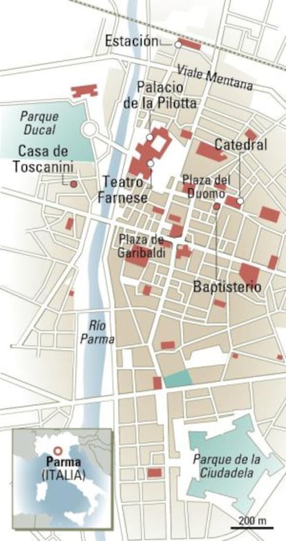 Mapa de Parma
