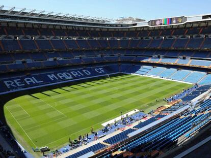 Panorámica del Santiago Bernabéu.