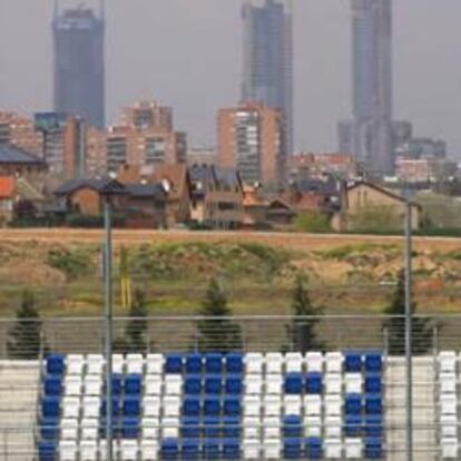 Ciudad Deportiva del Real Madrid, en Valdebebas, al lado de los terrenos en venta.