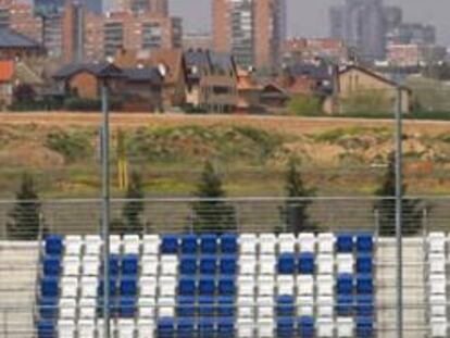 Ciudad Deportiva del Real Madrid, en Valdebebas, al lado de los terrenos en venta.