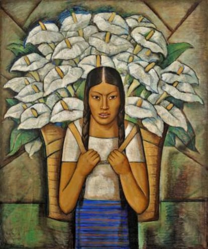 'Vendedora de alcatraces' (1929), de Alfredo Ramos Martínez.