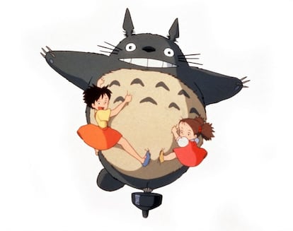 Los protagonistas de 'Mi vecino Totoro'.