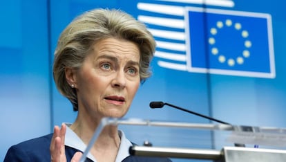 Ursula von der Leyen, presidenta de la Comisión Europea.