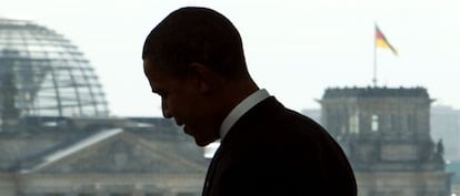 El presidente de EE UU, Barack Obama, en Berl&iacute;n.