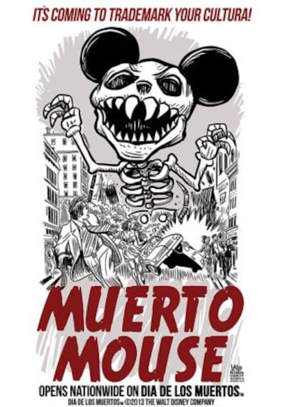 "Morto Mouse", ilustração do caricaturista Lalo Alcaraz.