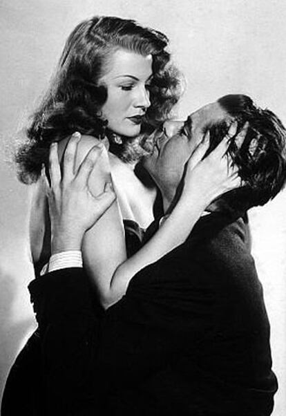 Rita Hayworth y Glenn Ford, en <i>Gilda.</i>