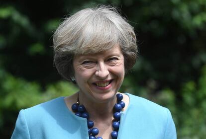 La primera ministra británica, Theresa May.