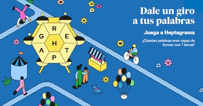 lustración del juego 'Heptagrama', de EL PAÍS.