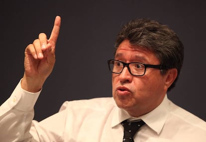 El jefe de la delegación Cuauhtémoc, que cubre toda la zona centro de la Ciudad de México, Ricardo Monreal