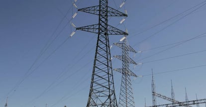 Torres eléctricas en Salamanca.