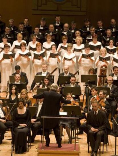 Un concierto de la Real Filharmonía en diciembre de 2010.
