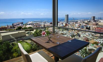 Comedor del restaurante La Ereta, en Alicante.