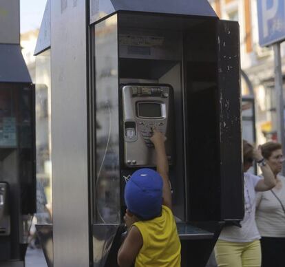 Cabina telef&oacute;nica.