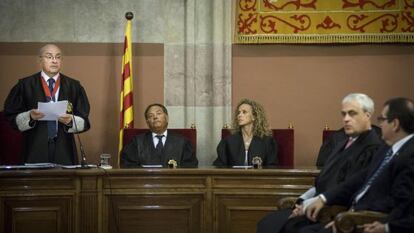 Inauguracion del año judicial de Cataluña, el pasado 10 de septiembre.