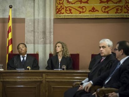 Inauguracion del año judicial de Cataluña, el pasado 10 de septiembre.