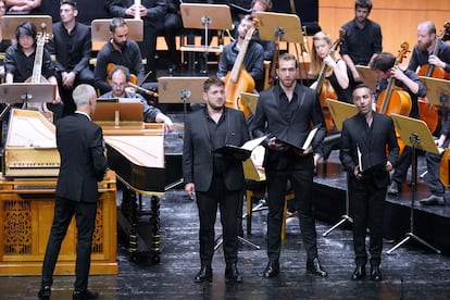 Uno de los mejores momentos del concierto: el 'Coro di Aure e Ruscelli' (“Dormi, dormi, o Sonno, dormi”) de Francesco Cavalli insertado por Sébastien Daucé al final de la Tercera Vigilia del 'Ballet royal de la Nuit'.