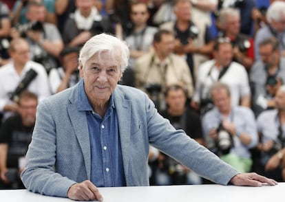 Con 77 años, el cineasta holandés, Paul Verhoeven, presenta su plícula 'Elle', el 21 de mayo de 2016.