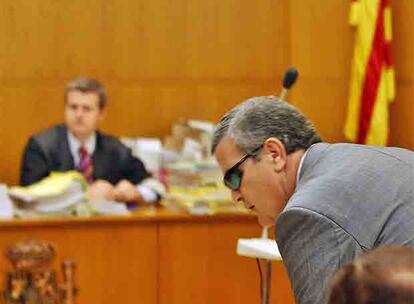 Domingo Merino Arjona, durante el juicio celebrado en la Audiencia de Barcelona.