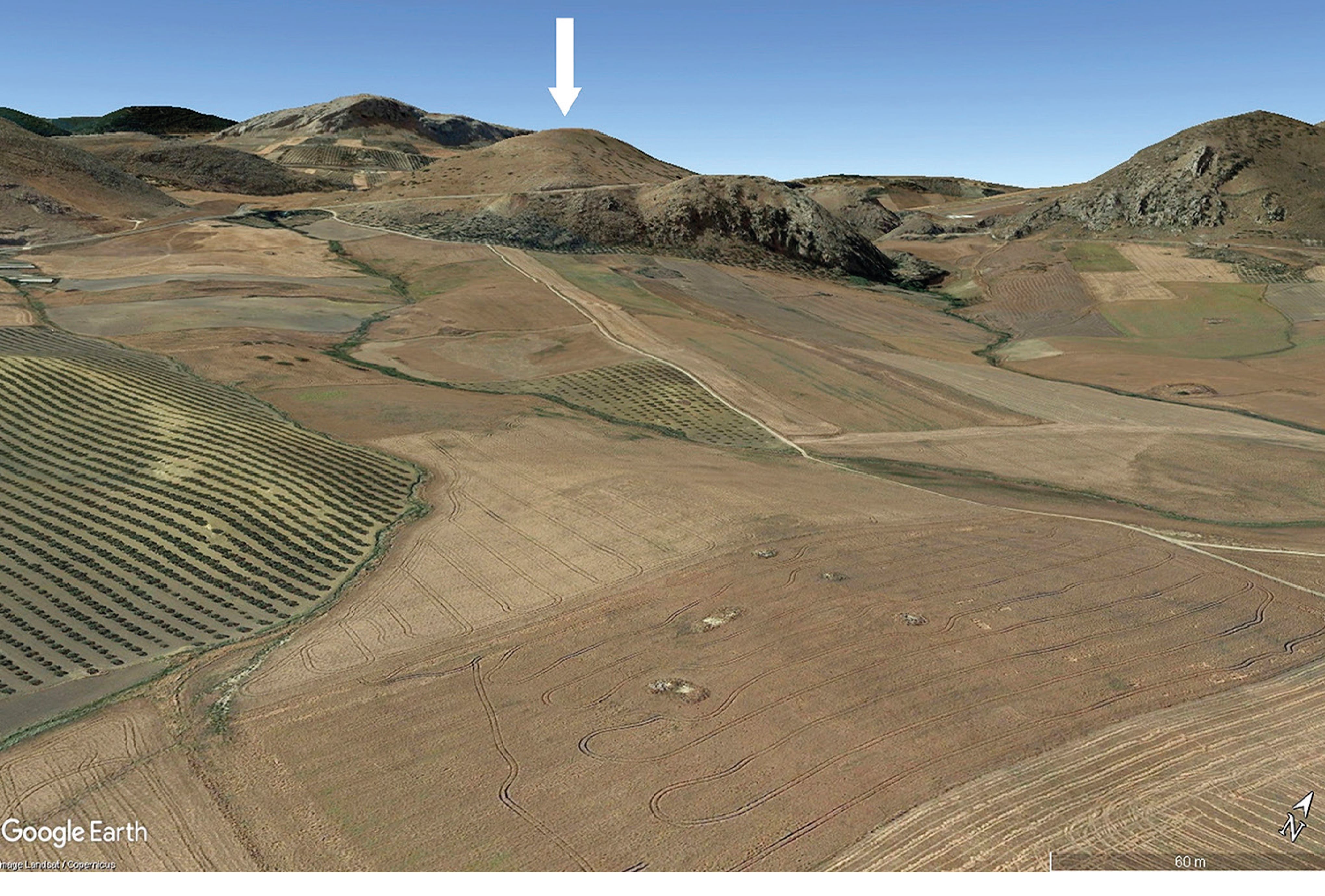 Finca de El Carrascal, donde se ubicaba el 'oppidum' de Sabora.