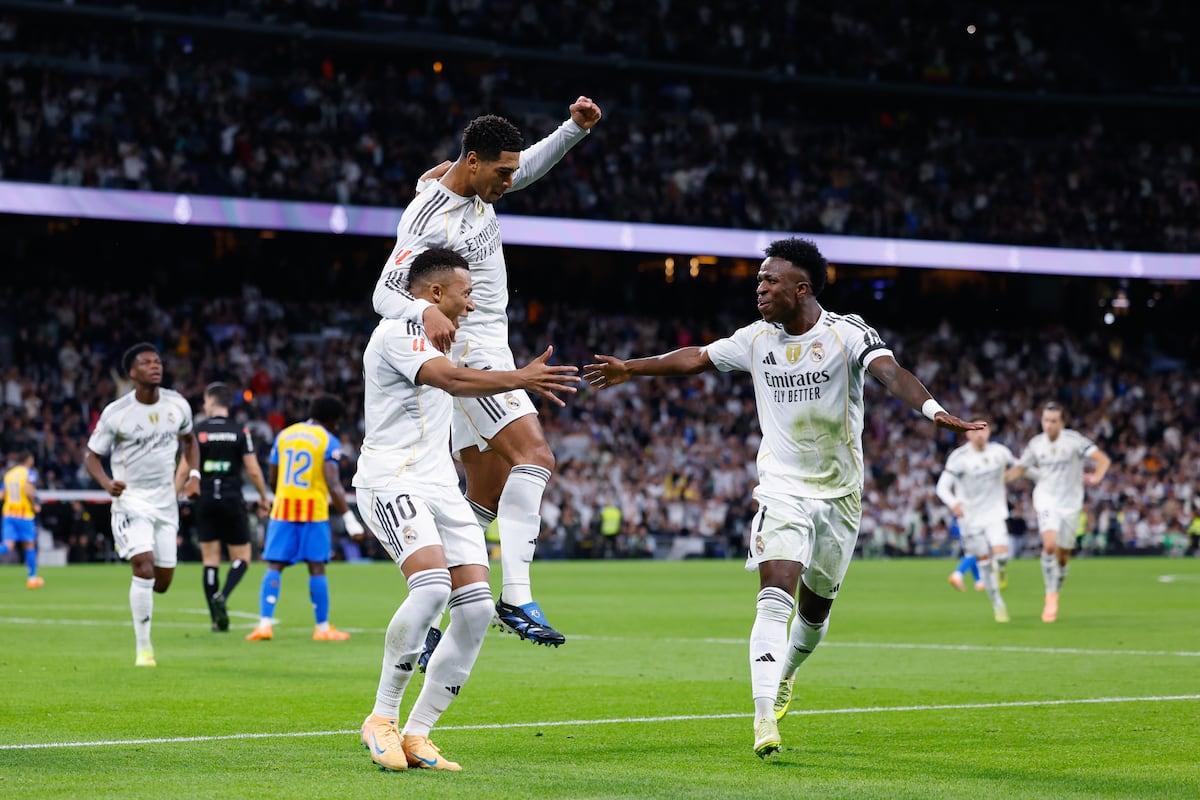 El Madrid arrolla al Valencia con la goleada de la paz | Fútbol ...