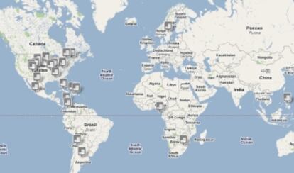 El mapa en el que podrá conocer las curiosidades de las distintas ciudades que llevan el nombre de Madrid en el mundo.