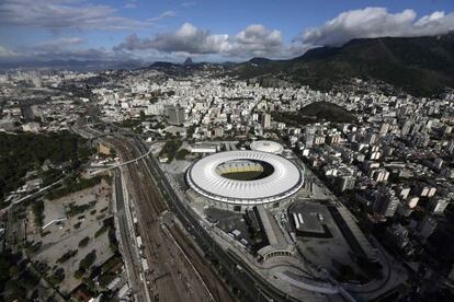 Vista aérea de Maracanã.