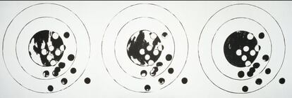 'Three Targets", una de las obras más caras de la colección de la Fundación Andy Warhol, con un valor estimado de 1,3 millones de dólares.