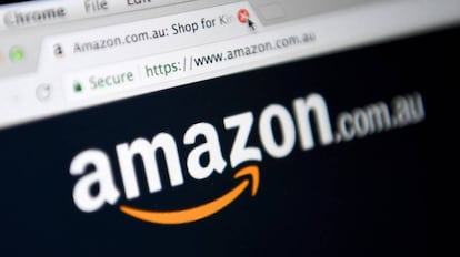 El portal de la compañía de comercio electrónico Amazon