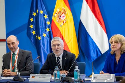 El ministro del Interior, Fernando Grande-Marlaska, inaugura este 23 de mayo unas jornadas de expertos policiales de 24 países de la UE sobre la eliminación de contenidos terroristas en internet.