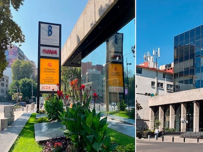 Las oficinas comerciales de la embajada española en México, en Polanco (Ciudad de México).